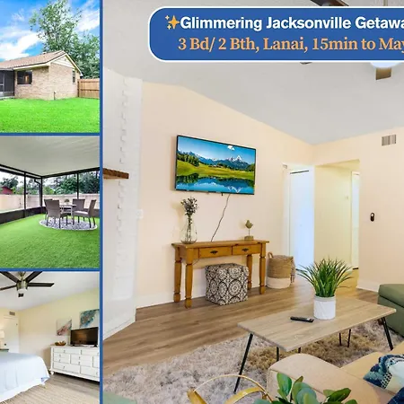 Summer Spot! Glimmering Jacksonville Getaway By Mayo
